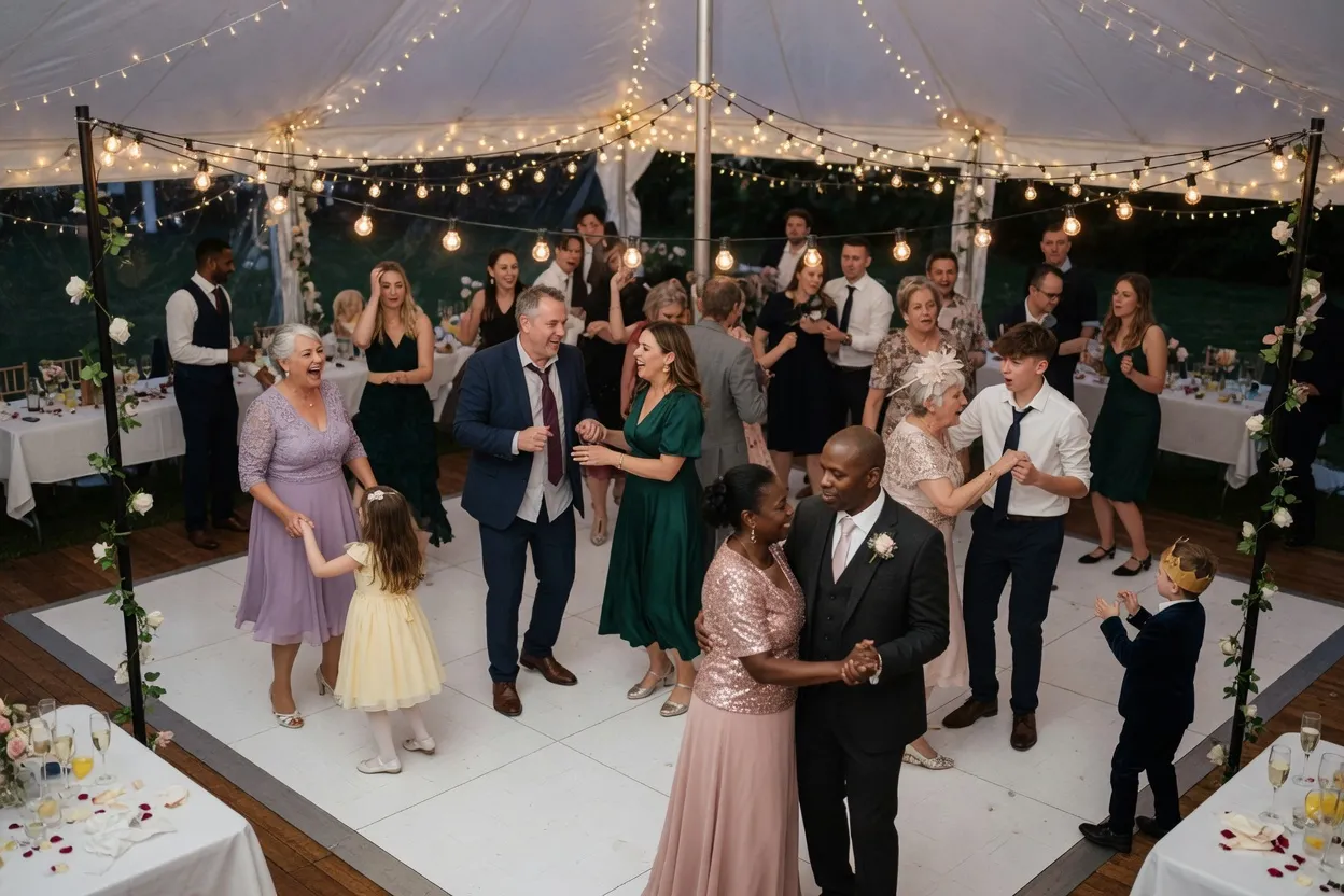 White Dance Floor